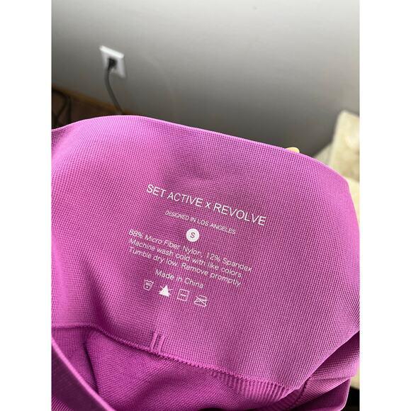 Set Active X Revolve Sculptflex High Rise Petal Color Leggings Size Small - Picture 5 of 5